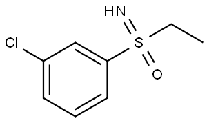(3-Chlorophenyl)(ethyl)(imino)-l6-sulfanone Structural
