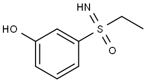 Ethyl(3-hydroxyphenyl)(imino)-l6-sulfanone Structural