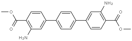 dimethyl 3,3''-diamino-1,1':4',1''-terphenyl-4,4''-dicarboxylate Structural