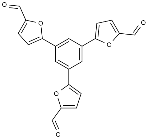 5,5',5''-(Benzene-1,3,5-triyl)tris(furan-2-carbaldehyde) Structural