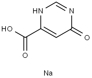 Sodium 6-hydroxy-4-pyrimidinecarboxylate Structural