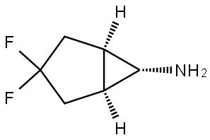 rel-(1R,5S,6r)-3,3-difluorobicyclo[3.1.0]hexan-6-amine Structural
