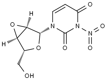 Uridine, 2',3'-anhydro-3-nitro- (9CI) Structural