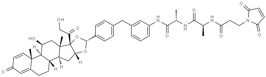Glucocorticoid receptor agonist-1 Ala-Ala-Mal Structural