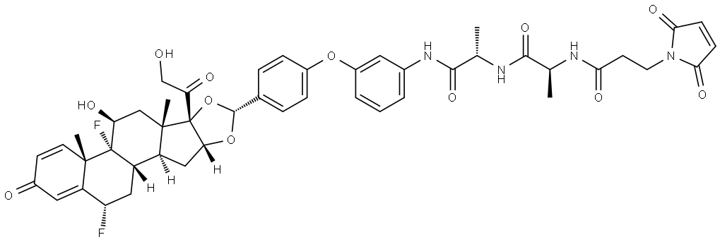 Glucocorticoid receptor agonist-2 Ala-Ala-Mal Structural
