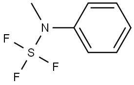 Sulfur, trifluoro(N-methylbenzenaminato)-, (T-4)- (9CI) Structural