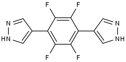 4,4'-(Perfluoro-1,4-phenylene)bis(1H-pyrazole) Structural
