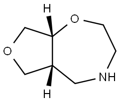 rac-(5aR,8aR)-octahydrofuro[3,4-f][1,4]oxazepine, cis Structural