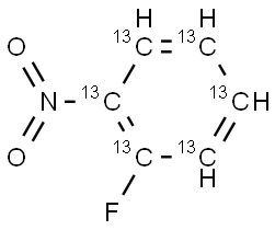 o-Nitrofluorobenzene-13C6 Structural