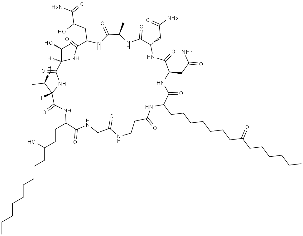 Arborcandin D Structural