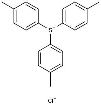 Sulfonium,tris(4-methylphenyl)-, chloride (1:1) Structural
