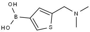 Boronic acid, B-[5-[(dimethylamino)methyl]-3-thienyl]- Structural