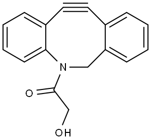 1-(11,12-didehydrodibenzo[b,f]azocin-5(6H)-yl)-2-hydroxyethanone Structural
