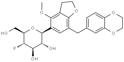 SGLT inhibitor-1 Structural