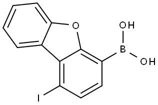 Boronic acid, B-(1-iodo-4-dibenzofuranyl)- Structural