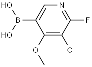 Boronic acid, B-(5-chloro-6-fluoro-4-methoxy-3-pyridinyl)- Structural