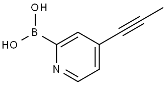 Boronic acid, B-[4-(1-propyn-1-yl)-2-pyridinyl]- Structural