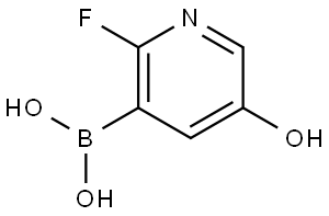 Boronic acid, B-(2-fluoro-5-hydroxy-3-pyridinyl)- Structural
