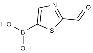Boronic acid, B-(2-formyl-5-thiazolyl)- Structural