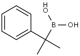 Boronic acid, B-(1-methyl-1-phenylethyl)- Structural