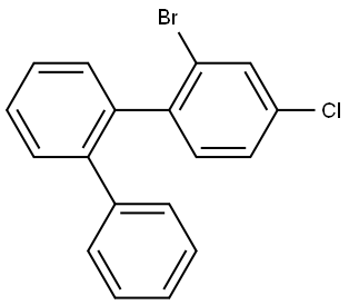 1,1′:2′,1′′-Terphenyl, 2-bromo-4-chloro- Structural