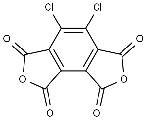 Benzo[1,2-c:3,4-c′]difuran-1,3,6,8-tetrone, 4,5-dichloro- Structural