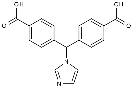 4,4’-((1H-imidazole-1-yl)methylene)dibenzoic acid Structural