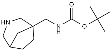 tert-butyl ((3-azabicyclo[3.2.1]octan-1-yl)methyl)carbamate Structural