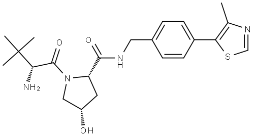 cis VH032 amine dihydrochloride Structural