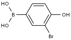 Boronic acid, B-(3-bromo-4-hydroxyphenyl)- Structural
