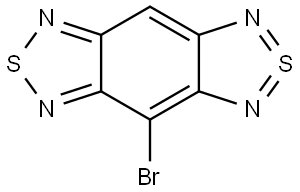 2λ4δ2-Benzo[1,2-c:4,5-c′]bis[1,2,5]thiadiazole, 4-bromo- Structural