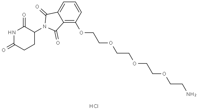 Thalidomide-O-PEG3-amine HCl Structural