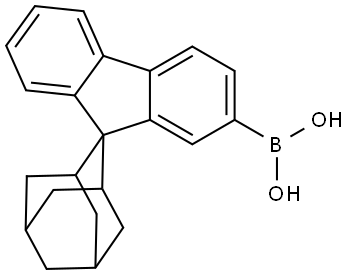 Boronic acid, B-spiro[9H-fluorene-9,2′-tricyclo[3.3.1.13,7]decan]-2-yl- Structural