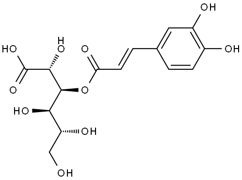 3-O-trans-caffeoylgluconic acid Structural