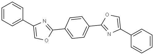 Oxazole, 2,2'-p-phenylenebis[4-phenyl- (8CI) Structural