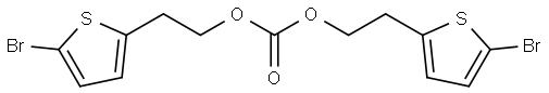 Bis(2-(5-bromothiophen-2-yl)ethyl) carbonate Structural