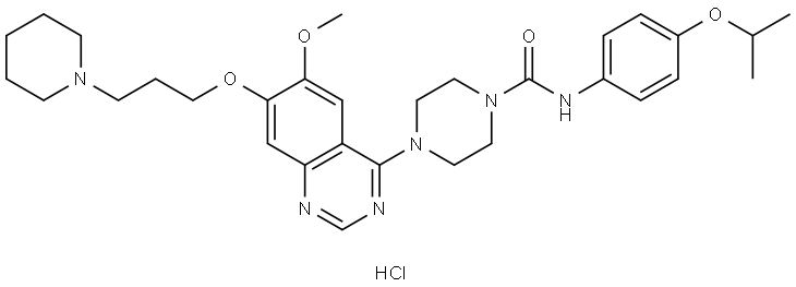 Tandutinib (hydrochloride) Structural