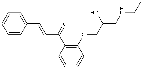 Desphenethyl-(E)-styrylpropafenone Structural