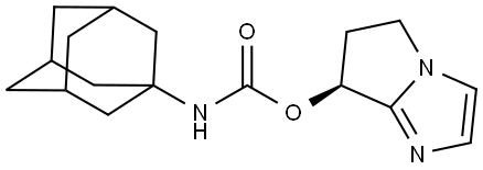 (S)-6,7-Dihydro-5H-pyrrolo[1,2-a]imidazol-7-yl ((3R,5R,7R)-adamantan-1-yl)carbamate Structural