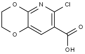 1,4-Dioxino[2,3-b]pyridine-7-carboxylic acid, 6-chloro-2,3-dihydro- Structural