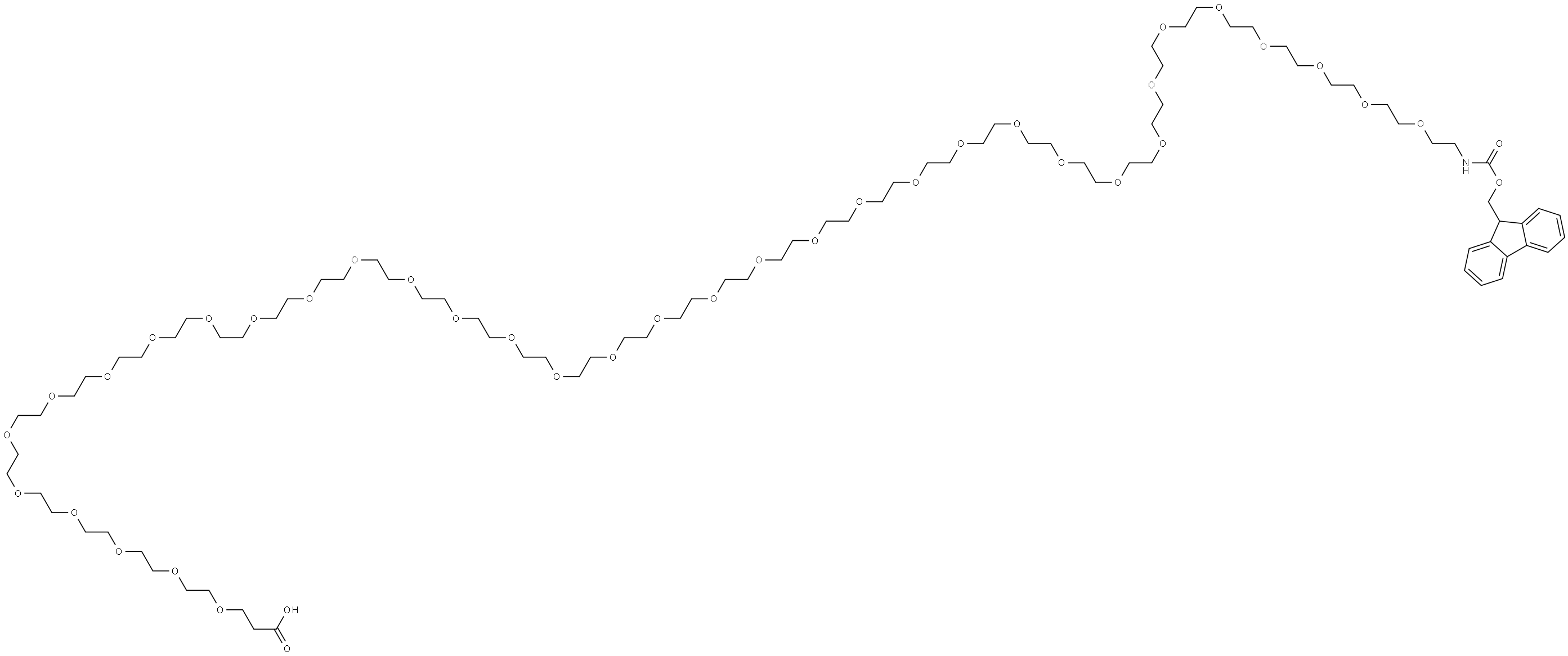 Fmoc-N-amido-PEG36-acid Structural