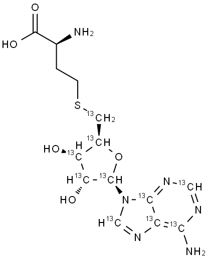 S-Adenosyl-L-homocysteine (adenosine-13C10, 98%) 95% chemical purity Structural