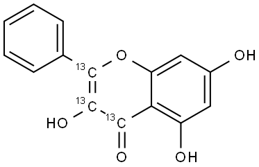 GALANGIN (2,3,4-13C3, 99%) CHEMICAL PURITY 95% Structural