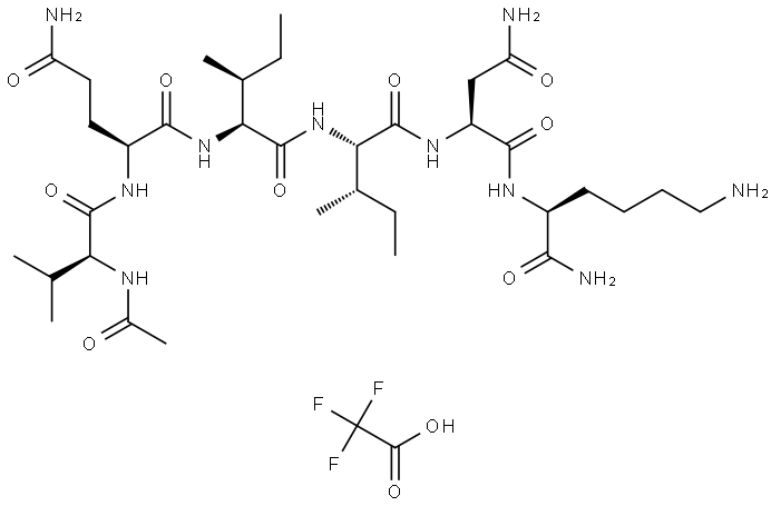 Ac-Val-Gln-Ile-Ile-Asn-Lys-NH2 Structural