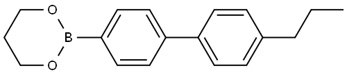 1,3,2-Dioxaborinane, 2-(4′-propyl[1,1′-biphenyl]-4-yl)- Structural