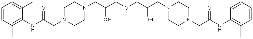 Ranolazine Ether Dimer impurity Structural