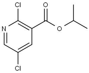 isopropyl 2,5-dichloronicotinate Structural