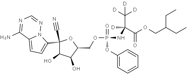 Remdesivir-d4 Structural