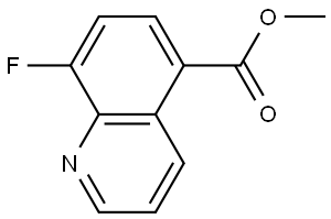 methyl 8-fluoroquinoline-5-carboxylate Structural