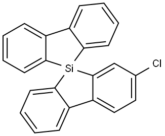 9,9′-Spirobi[9H-9-silafluorene], 2-chloro- Structural